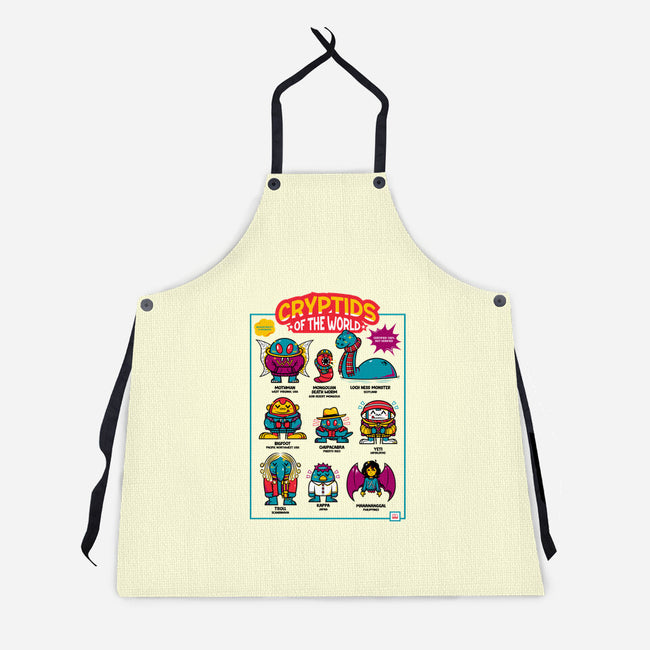 Cryptids Of The World-Unisex-Kitchen-Apron-krisren28