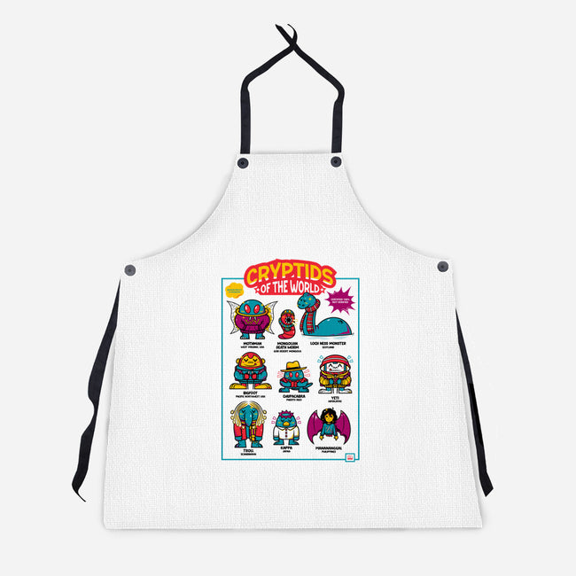 Cryptids Of The World-Unisex-Kitchen-Apron-krisren28