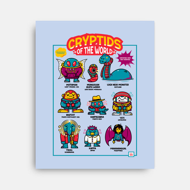 Cryptids Of The World-None-Stretched-Canvas-krisren28