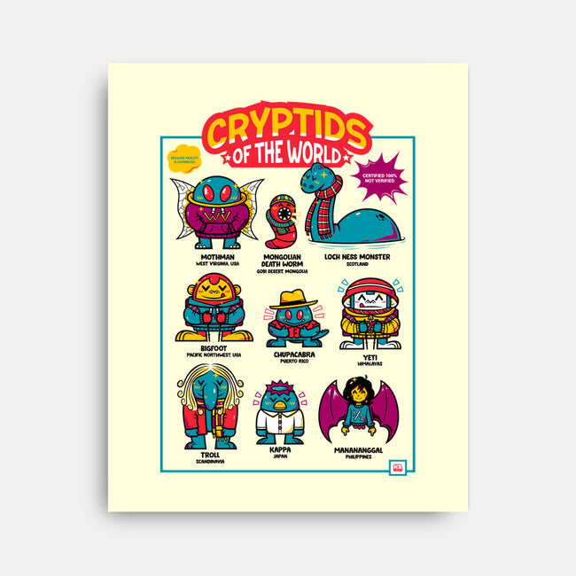 Cryptids Of The World-None-Stretched-Canvas-krisren28
