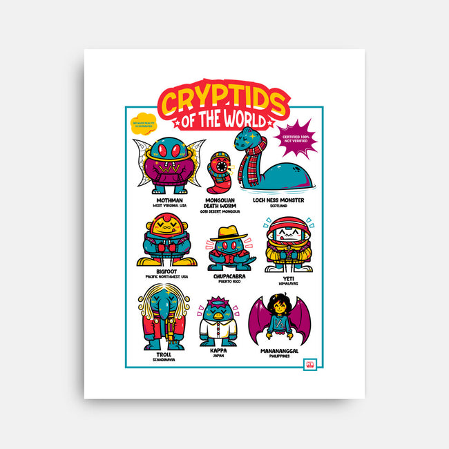 Cryptids Of The World-None-Stretched-Canvas-krisren28
