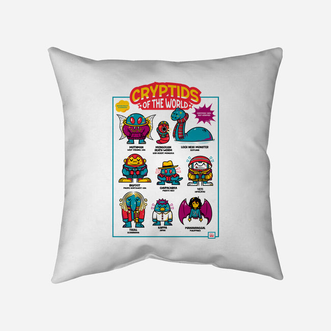 Cryptids Of The World-None-Removable Cover w Insert-Throw Pillow-krisren28