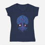 Tree Of Life Constellation-Womens-V-Neck-Tee-retrodivision