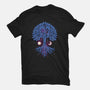 Tree Of Life Constellation-Womens-Fitted-Tee-retrodivision