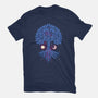 Tree Of Life Constellation-Womens-Fitted-Tee-retrodivision