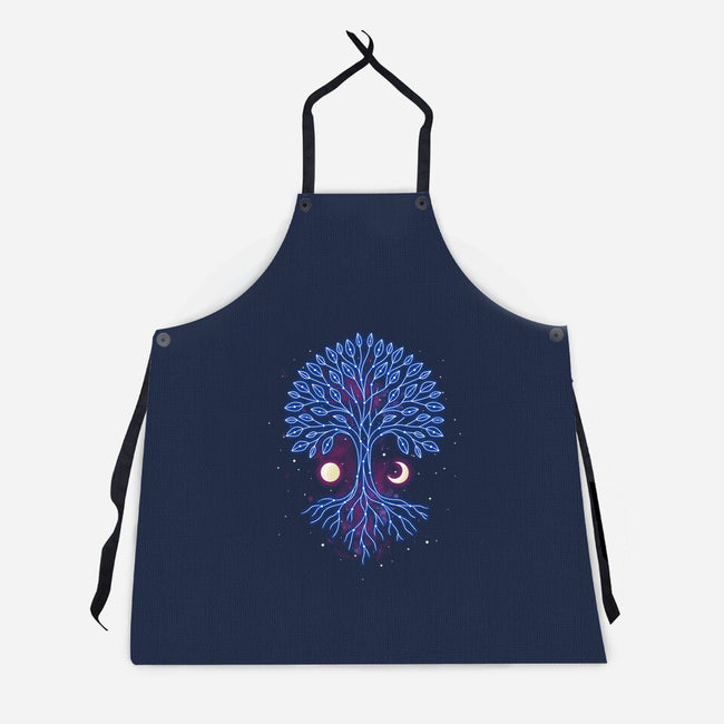 Tree Of Life Constellation-Unisex-Kitchen-Apron-retrodivision