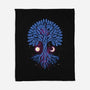Tree Of Life Constellation-None-Fleece-Blanket-retrodivision