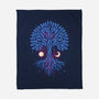 Tree Of Life Constellation-None-Fleece-Blanket-retrodivision