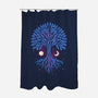 Tree Of Life Constellation-None-Polyester-Shower Curtain-retrodivision