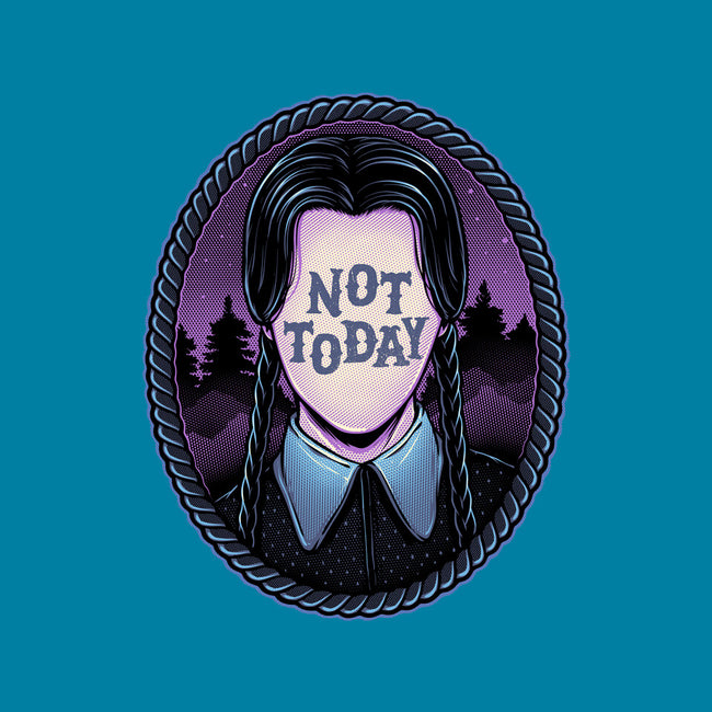 Not Today-None-Polyester-Shower Curtain-glitchygorilla