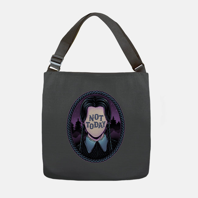 Not Today-None-Adjustable Tote-Bag-glitchygorilla