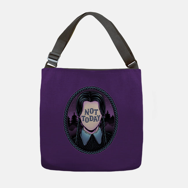 Not Today-None-Adjustable Tote-Bag-glitchygorilla