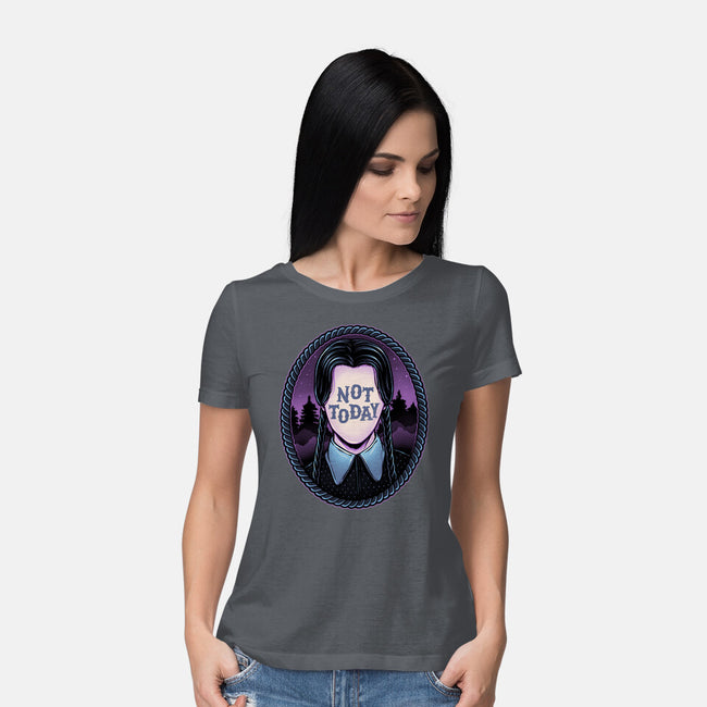 Not Today-Womens-Basic-Tee-glitchygorilla