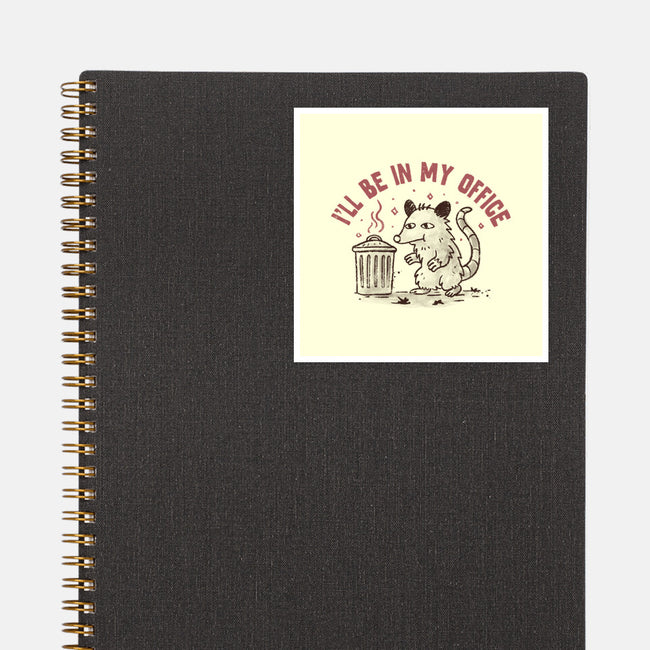 In My Office-None-Glossy-Sticker-koalastudio