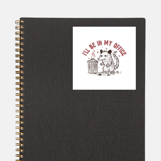 In My Office-None-Glossy-Sticker-koalastudio
