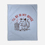 In My Office-None-Fleece-Blanket-koalastudio
