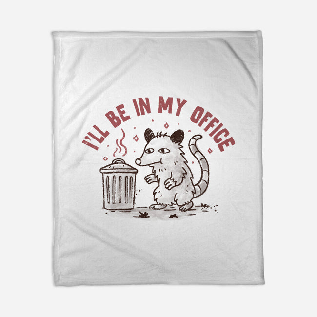 In My Office-None-Fleece-Blanket-koalastudio