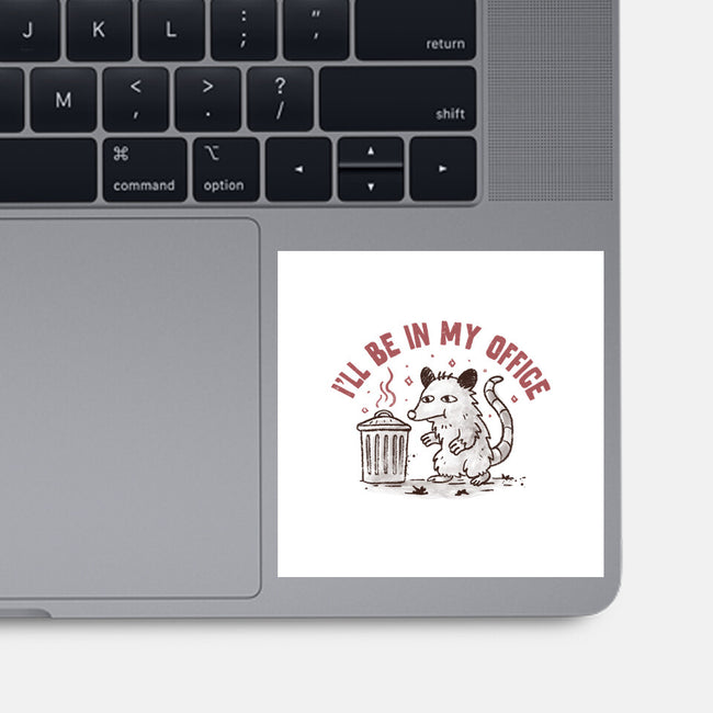 In My Office-None-Glossy-Sticker-koalastudio