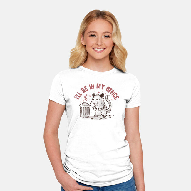 In My Office-Womens-Fitted-Tee-koalastudio