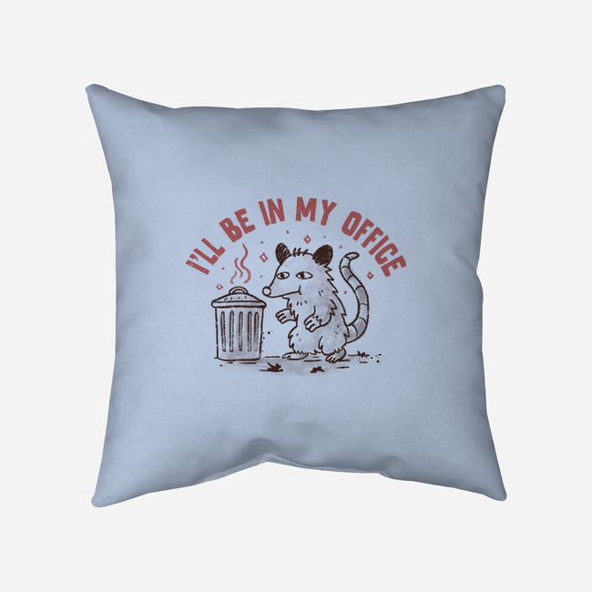 In My Office-None-Removable Cover w Insert-Throw Pillow-koalastudio