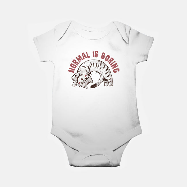 Normal Is So Boring-Baby-Basic-Onesie-koalastudio