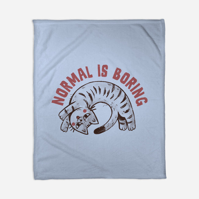 Normal Is So Boring-None-Fleece-Blanket-koalastudio