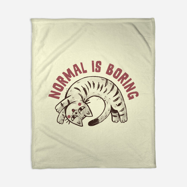 Normal Is So Boring-None-Fleece-Blanket-koalastudio