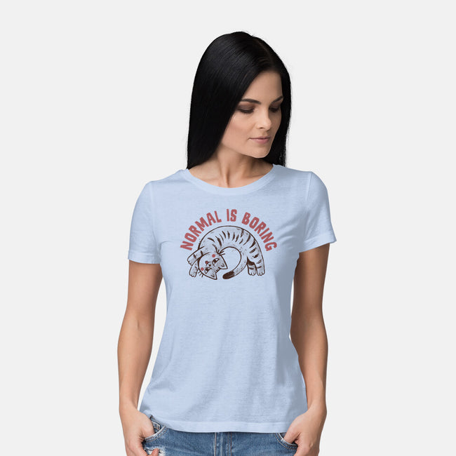 Normal Is So Boring-Womens-Basic-Tee-koalastudio