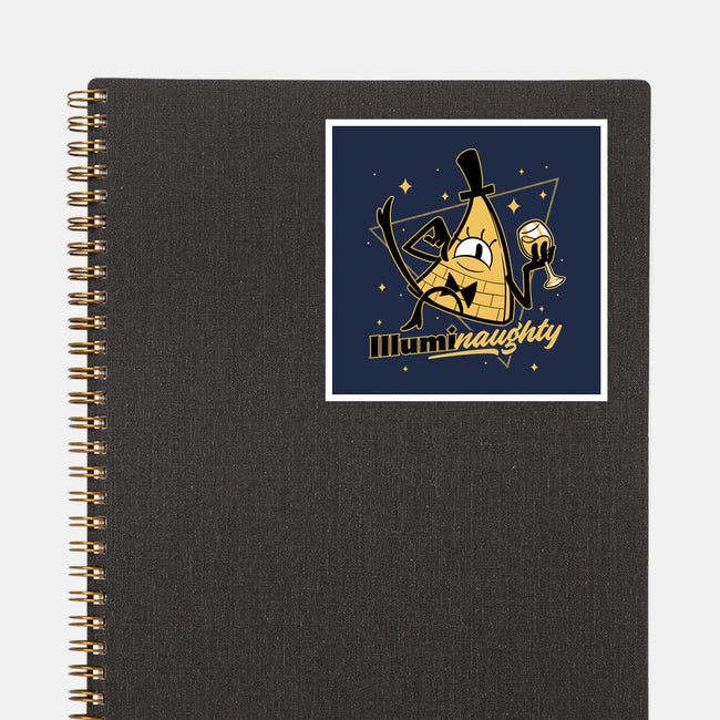 Naughty Illuminati Triangle-None-Glossy-Sticker-Studio Mootant