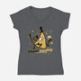 Naughty Illuminati Triangle-Womens-V-Neck-Tee-Studio Mootant