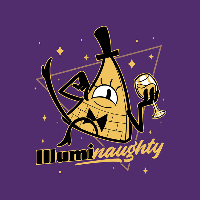 Naughty Illuminati Triangle-Womens-Fitted-Tee-Studio Mootant