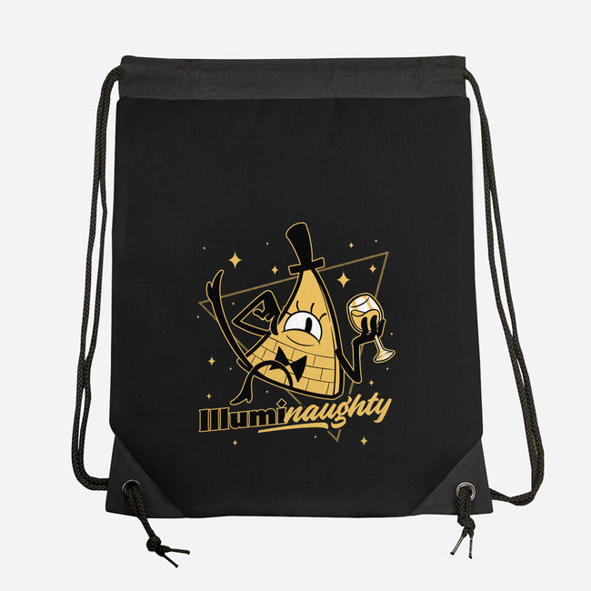 Naughty Illuminati Triangle-None-Drawstring-Bag-Studio Mootant