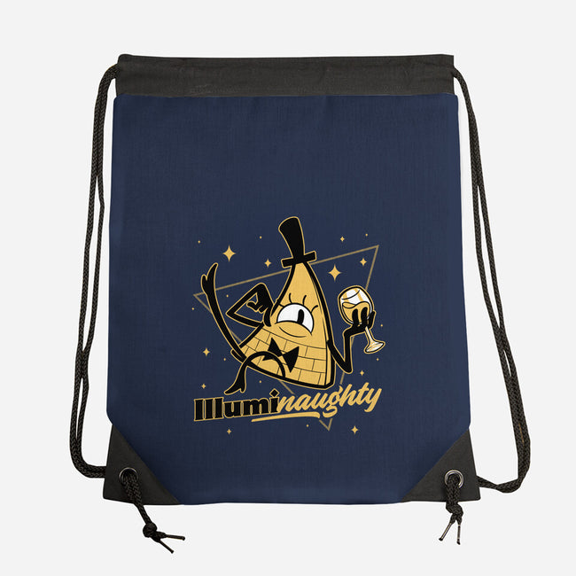 Naughty Illuminati Triangle-None-Drawstring-Bag-Studio Mootant