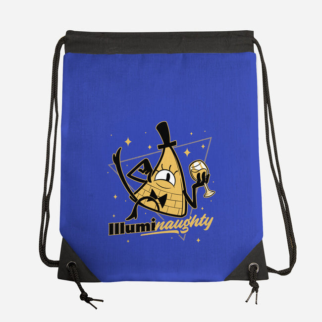 Naughty Illuminati Triangle-None-Drawstring-Bag-Studio Mootant