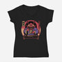 Hungry Oni Food-Womens-V-Neck-Tee-Studio Mootant
