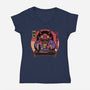 Hungry Oni Food-Womens-V-Neck-Tee-Studio Mootant