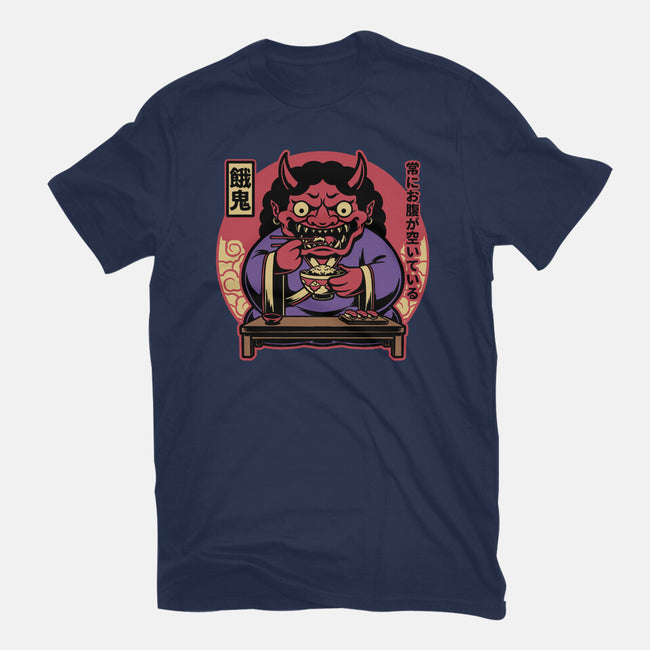 Hungry Oni Food-Womens-Basic-Tee-Studio Mootant