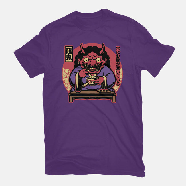 Hungry Oni Food-Womens-Basic-Tee-Studio Mootant