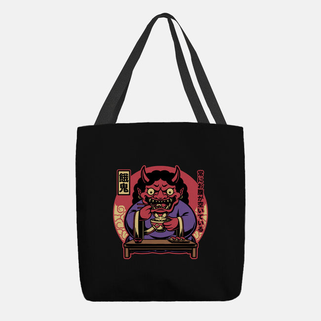 Hungry Oni Food-None-Basic Tote-Bag-Studio Mootant
