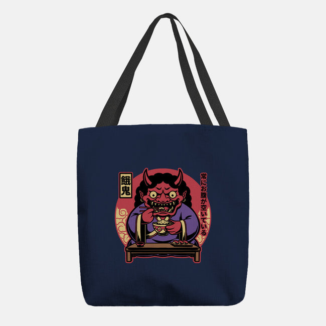 Hungry Oni Food-None-Basic Tote-Bag-Studio Mootant