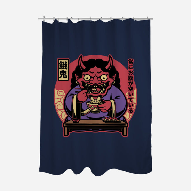 Hungry Oni Food-None-Polyester-Shower Curtain-Studio Mootant