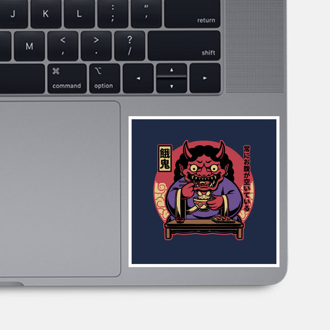 Hungry Oni Food-None-Glossy-Sticker-Studio Mootant