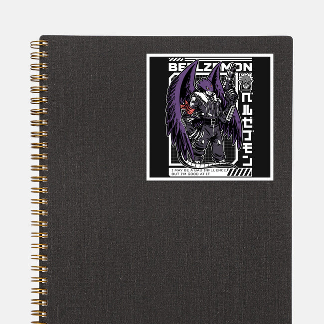 Digital Demon Lord Cyberpunk-None-Glossy-Sticker-Studio Mootant