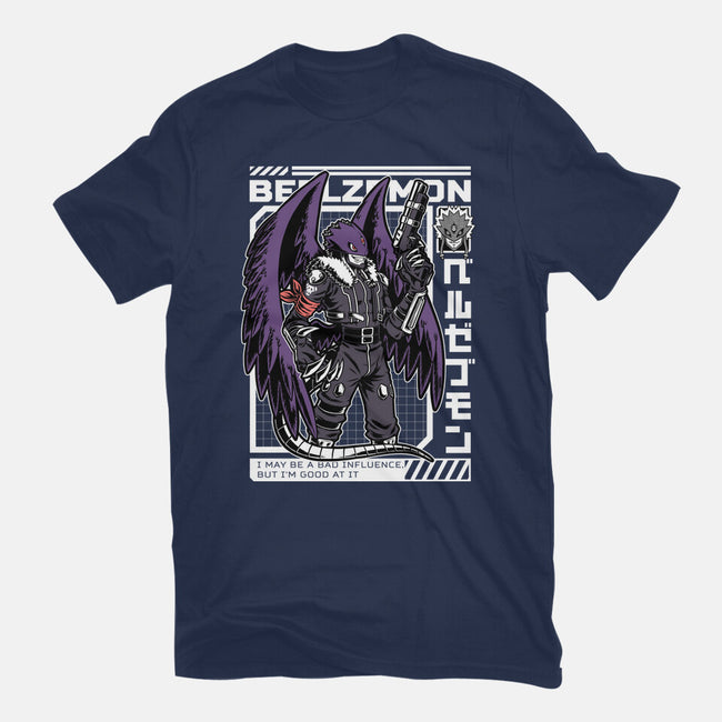 Digital Demon Lord Cyberpunk-Unisex-Basic-Tee-Studio Mootant