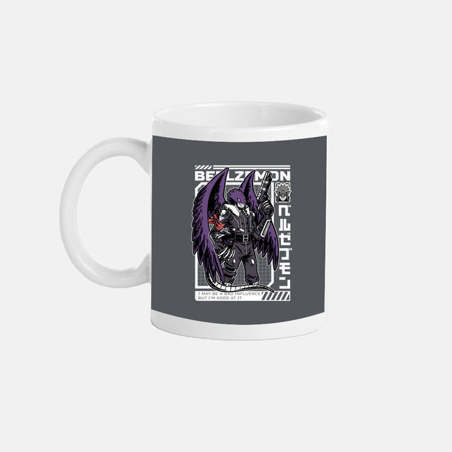 Digital Demon Lord Cyberpunk-None-Mug-Drinkware-Studio Mootant