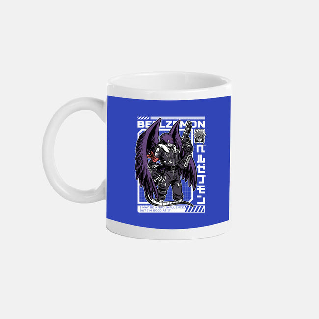 Digital Demon Lord Cyberpunk-None-Mug-Drinkware-Studio Mootant
