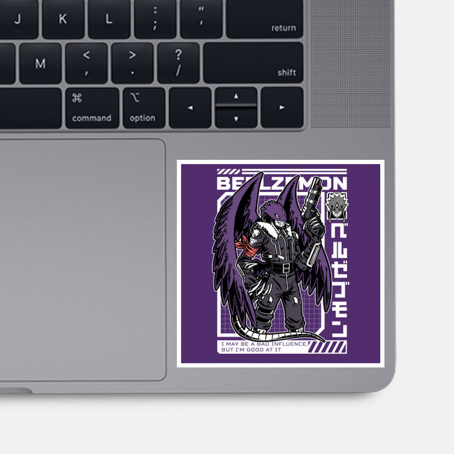 Digital Demon Lord Cyberpunk-None-Glossy-Sticker-Studio Mootant