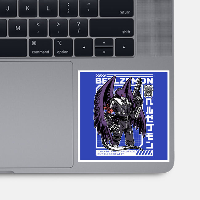Digital Demon Lord Cyberpunk-None-Glossy-Sticker-Studio Mootant