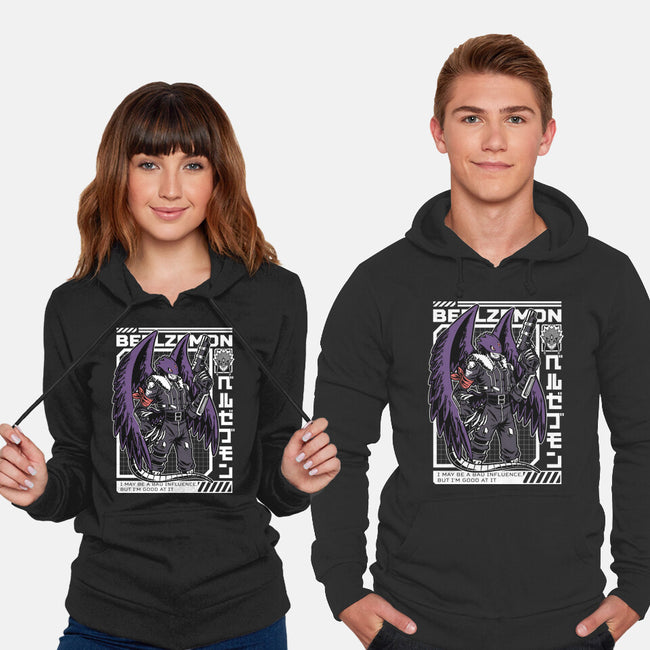 Digital Demon Lord Cyberpunk-Unisex-Pullover-Sweatshirt-Studio Mootant