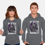 Digital Demon Lord Cyberpunk-Unisex-Pullover-Sweatshirt-Studio Mootant